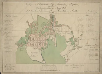 Ground Plan of Christiania City and Suburbs as well as Opsloe